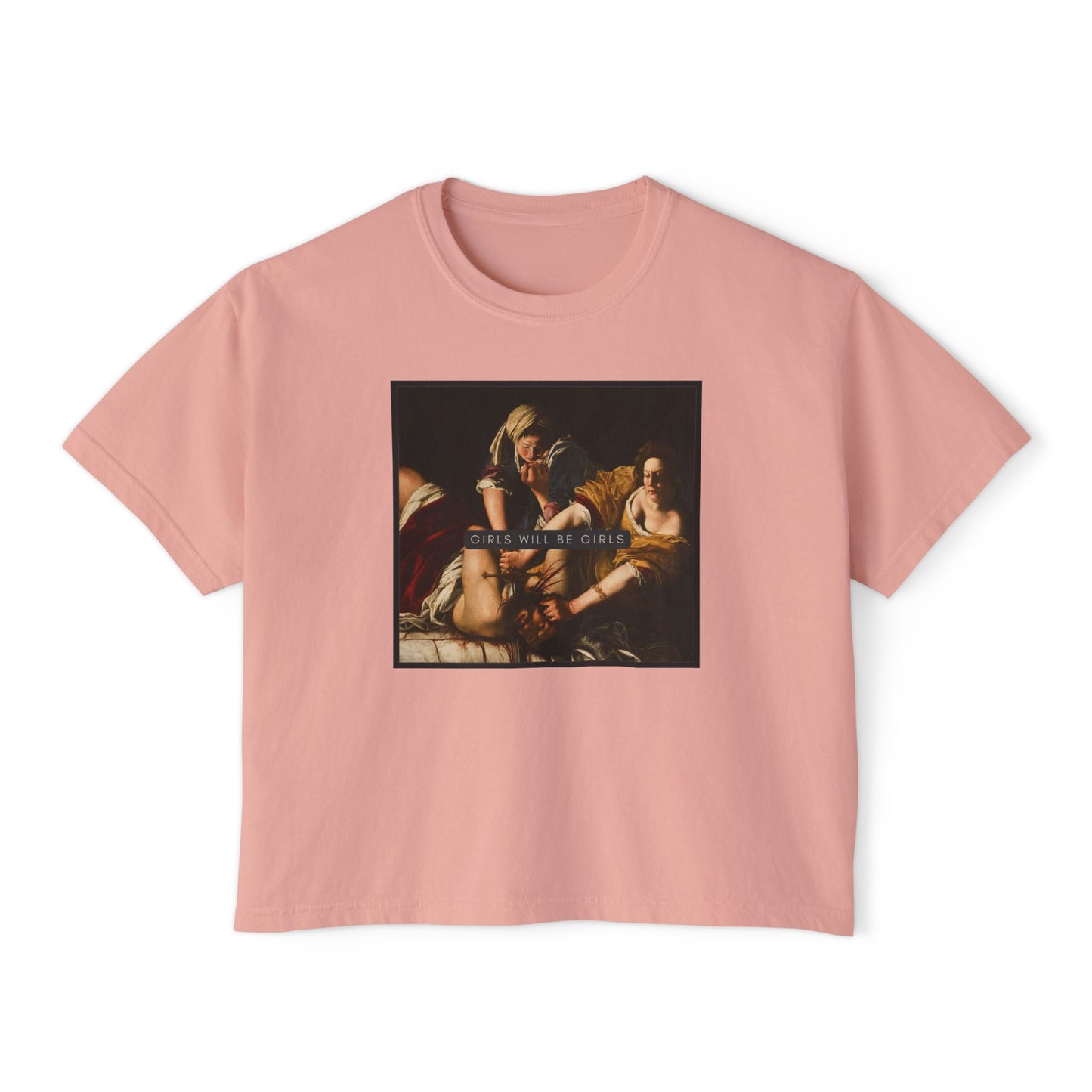 Girls Will Be Girls! Judith Beheading Holofernes, Artemisia Gentileschi Crop Top