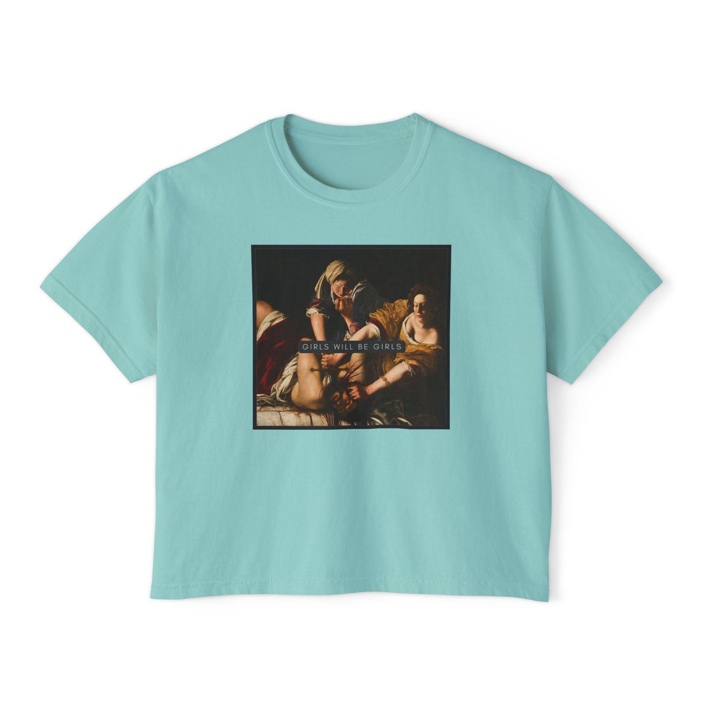 Girls Will Be Girls! Judith Beheading Holofernes, Artemisia Gentileschi Crop Top