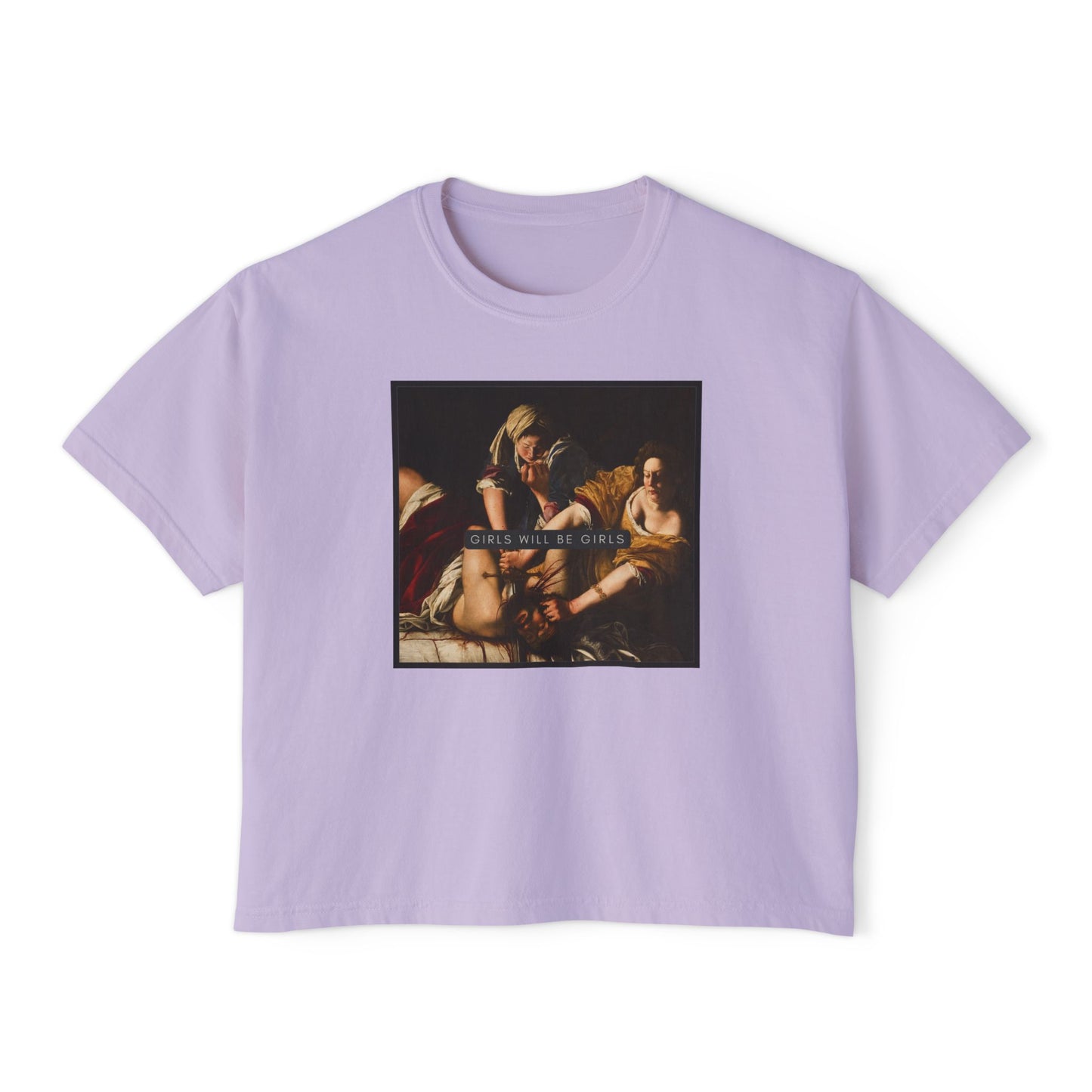 Girls Will Be Girls! Judith Beheading Holofernes, Artemisia Gentileschi Crop Top