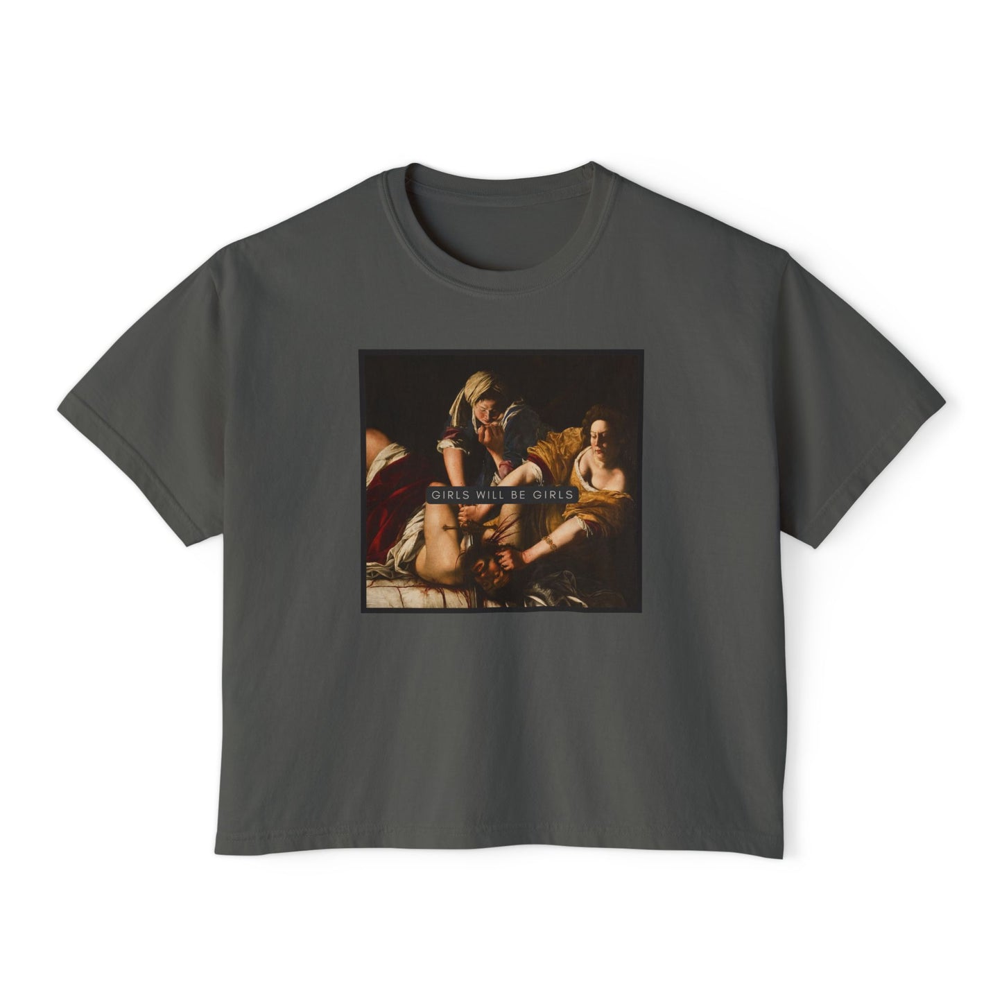 Girls Will Be Girls! Judith Beheading Holofernes, Artemisia Gentileschi Crop Top